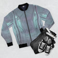 Men's Bomber Jacket - Liminal Corridor Fog Art Print |...