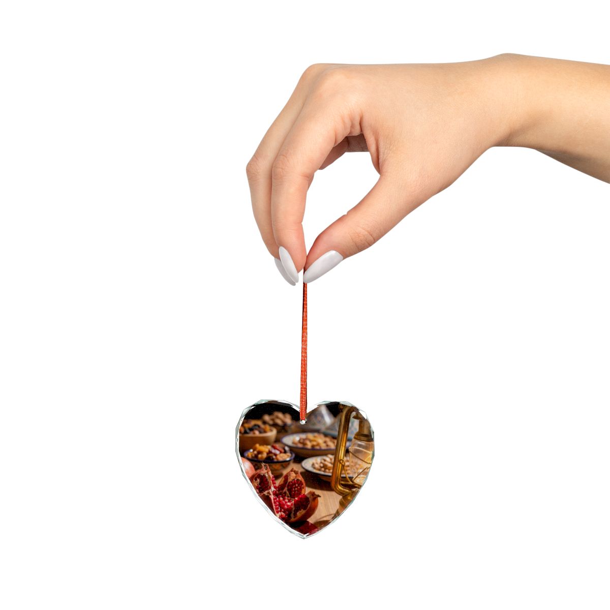 Crystal Glass Ornament - Warm Harvest Holiday Star |...
