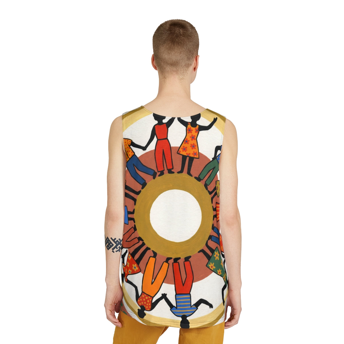Men's Tank - Unity Mandala Folk Art | Echovira Gallery