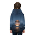 Sweat à capuche enfant avec orbe marin lumineux
