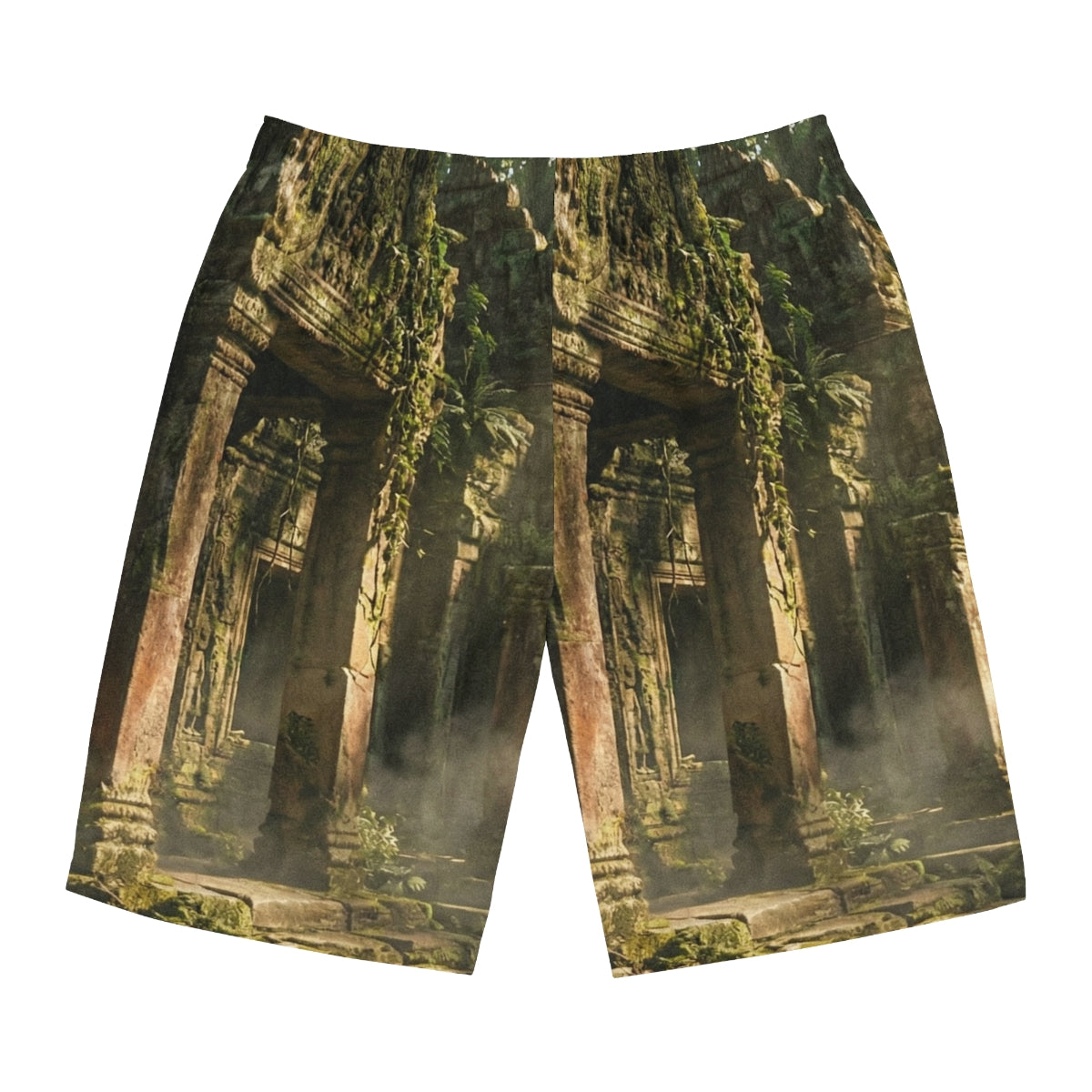 Men's Board Shorts - Temple Sanctuary | Echovira Gallery