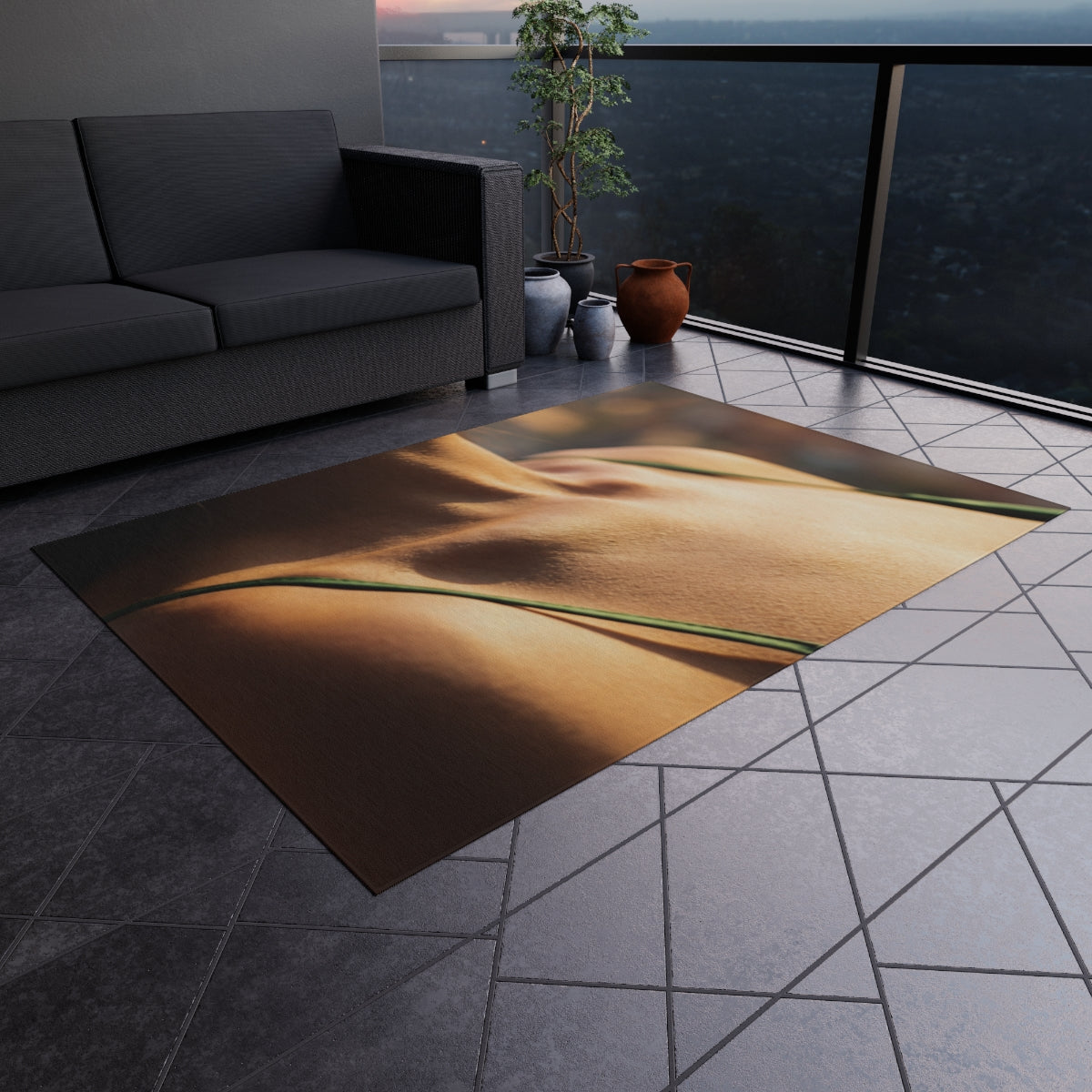 Sunkissed Reverie Outdoor Rug | Echovira Gallery