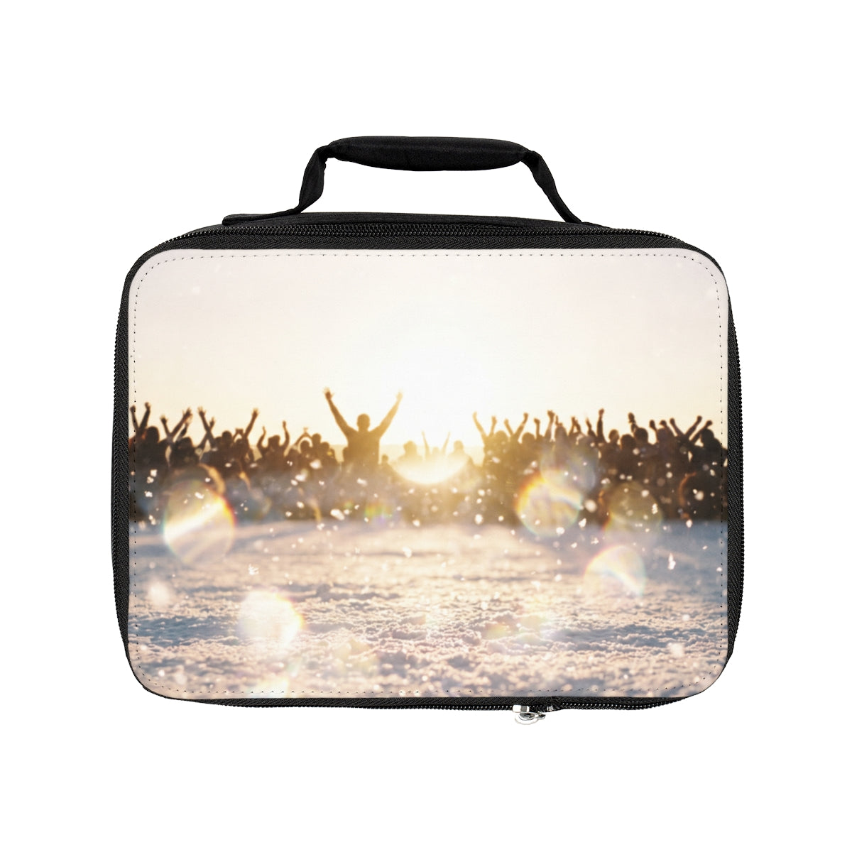 Lunch Bag Golden Hour Crowd Art