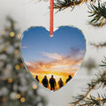Crystal Glass Ornament - Alpine Glow