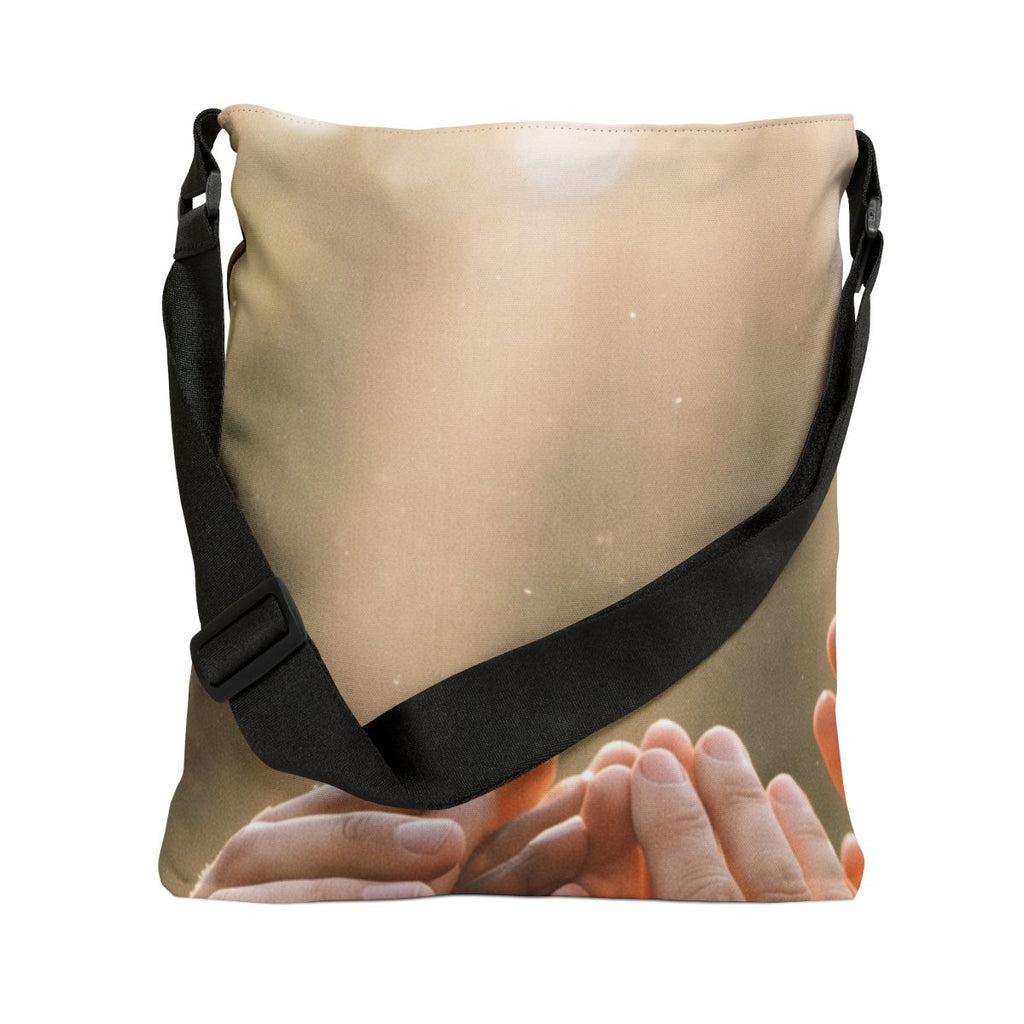 Adjustable Tote Bag - Golden Rays of Unity Wall Art |...