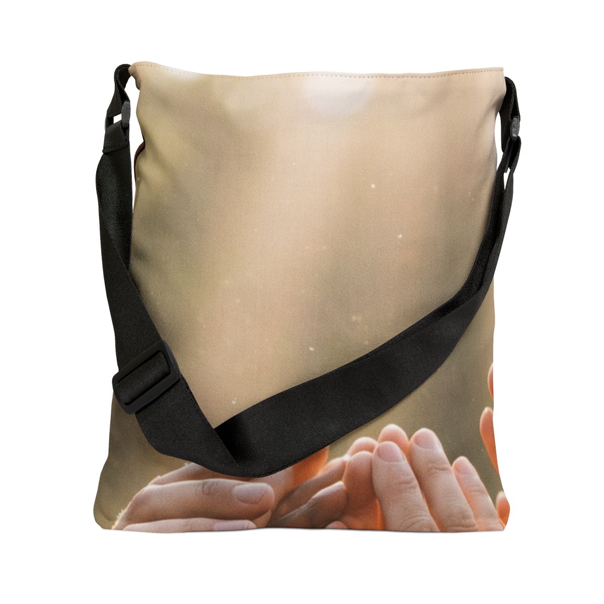 Adjustable Tote Bag - Golden Rays of Unity Wall Art |...