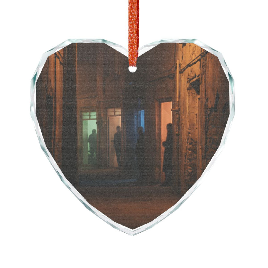 Crystal Glass Ornament - Midnight Shadow Alleyway... |...
