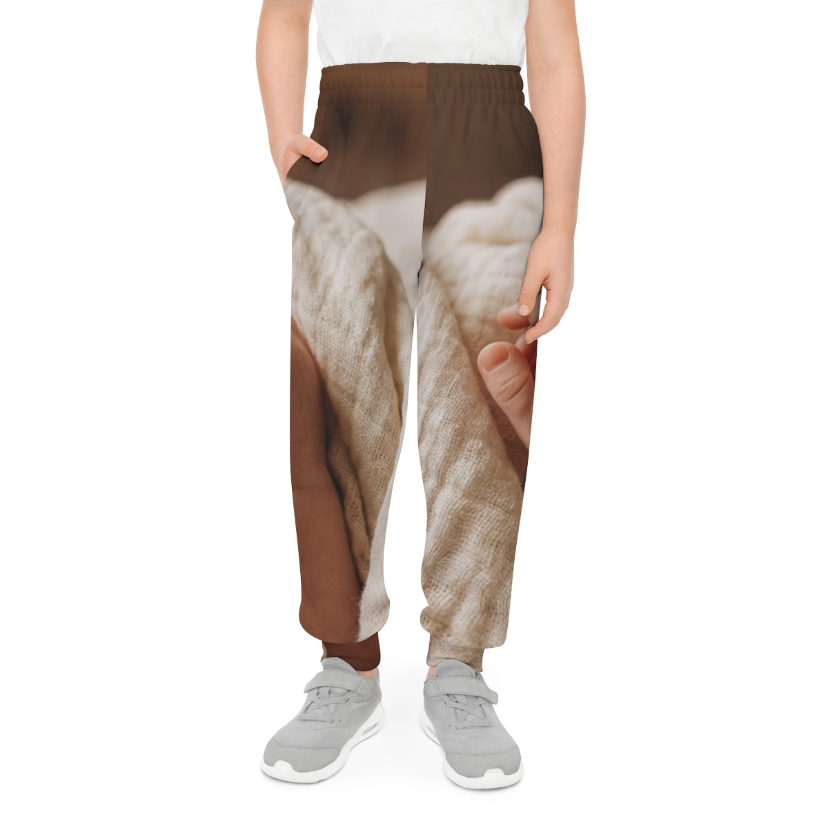 Youth Joggers - Tender Touch Baby Hand Art Print | Echovira...
