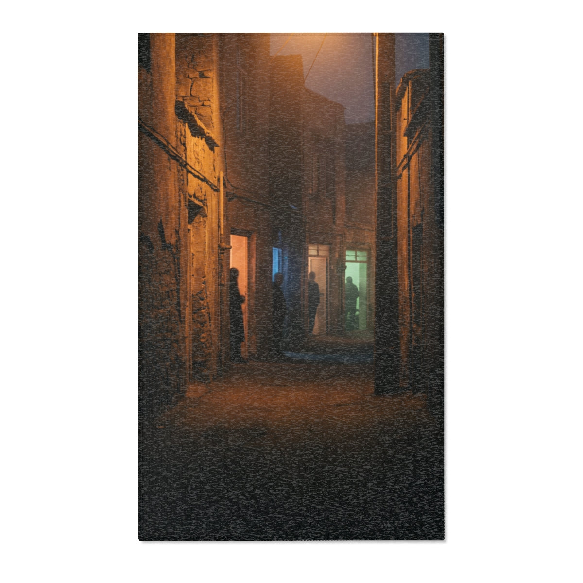 Area Rug - Midnight Alley Cozy Walkway | Echovira Gallery