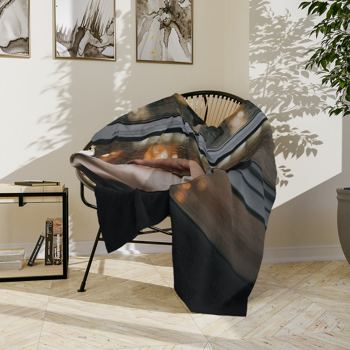 Microfiber Blanket - Rainy Snuggle