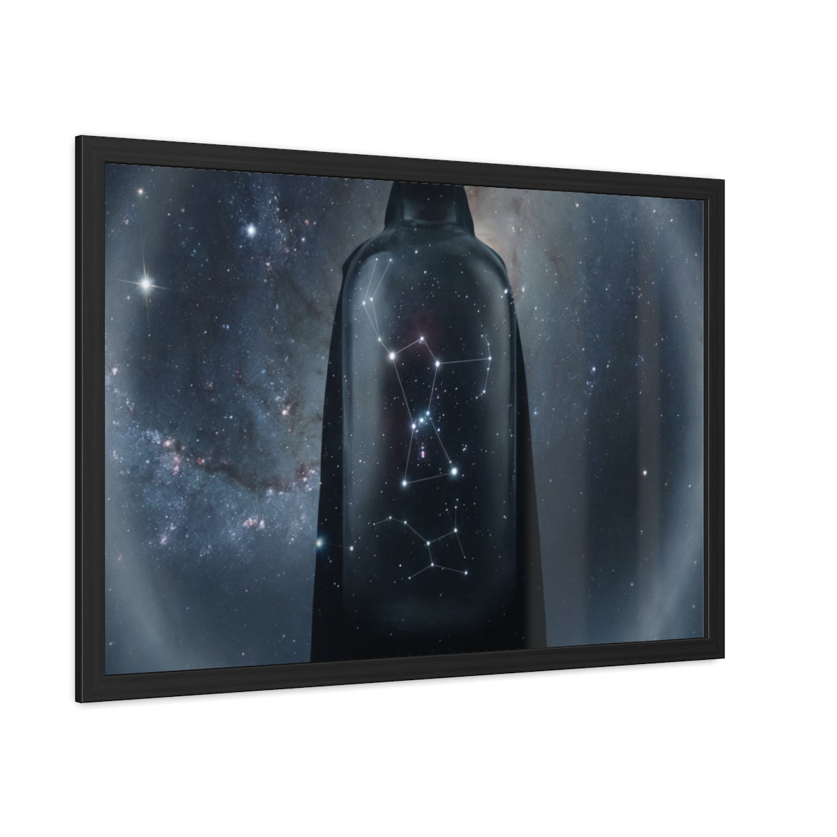 Framed Posters - Cosmic Sentinel Orion Constellation Art —...