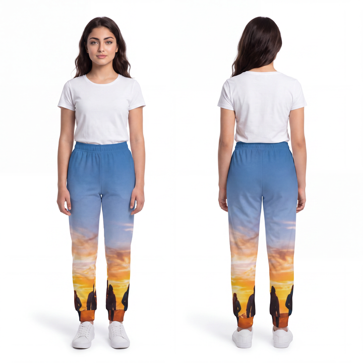 Youth Joggers - Golden Hour Wanderlust Art