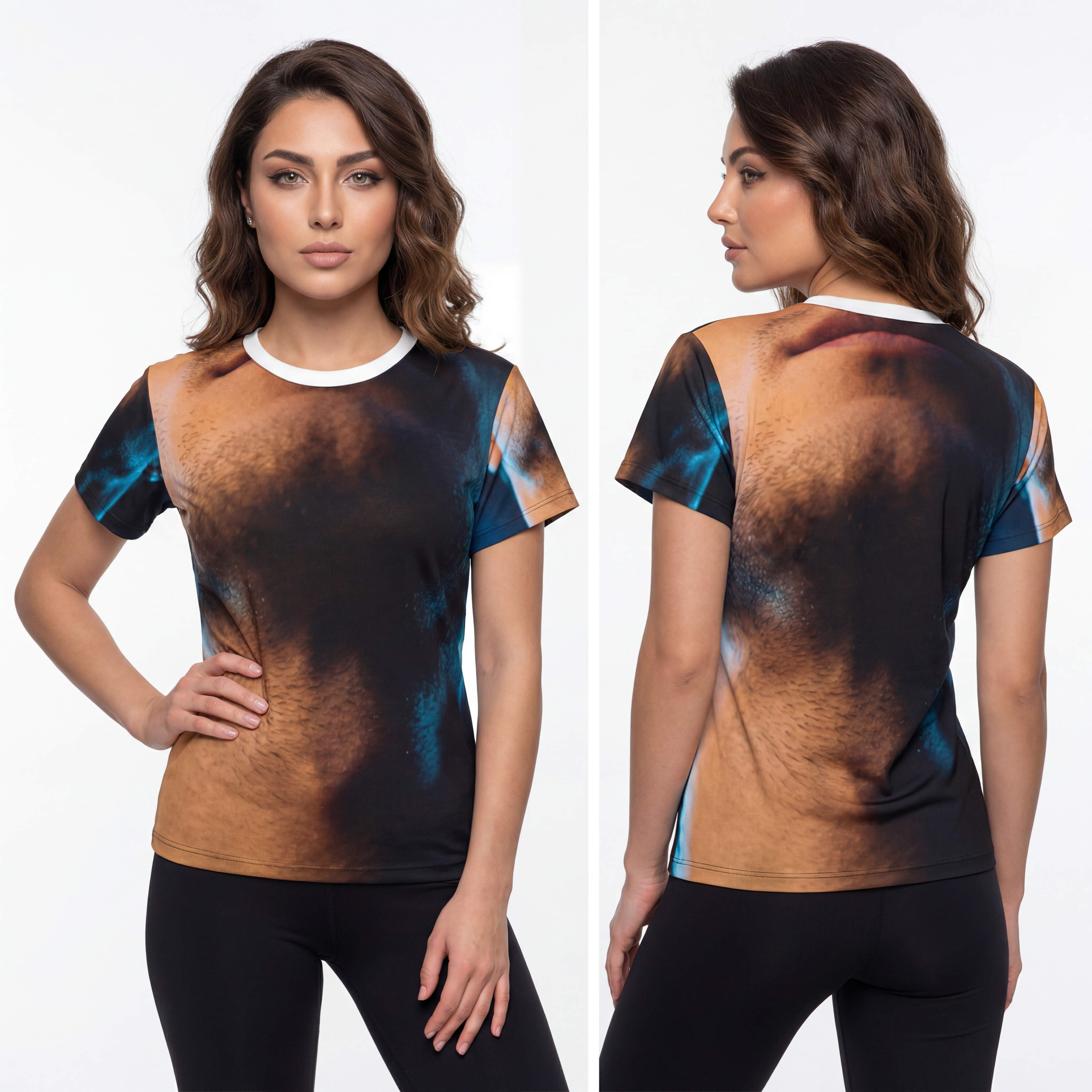 Women's Cut & Sew Tee - Cinematic Energy