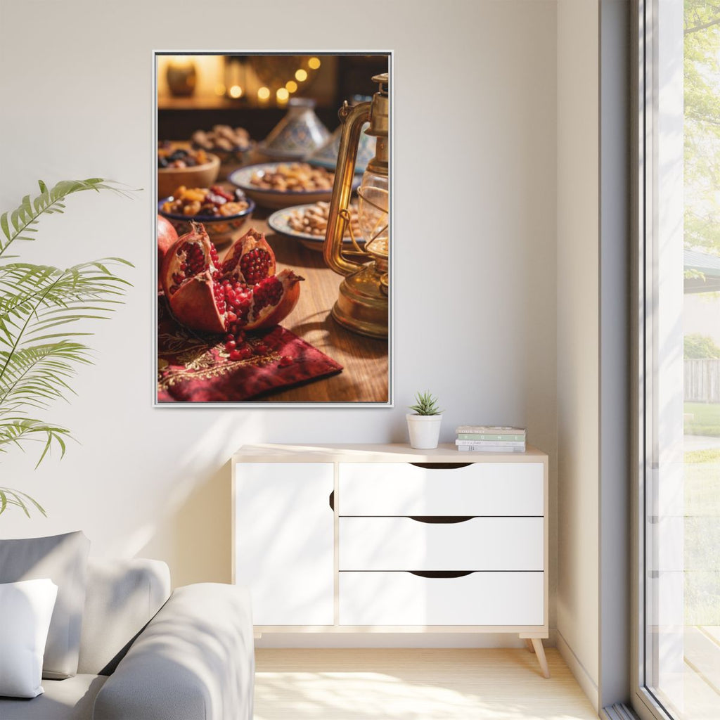 Matte Canvas Framed - Twilight Harvest (8×10, 9×12, 11×14......