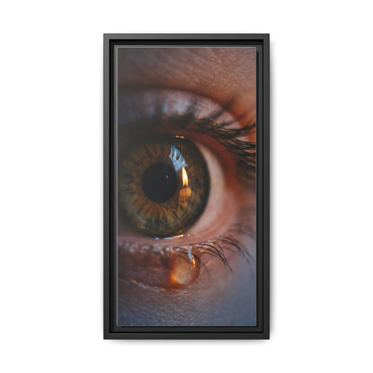 Framed Matte Canvas - Mystic Eye — Black / 1.25"