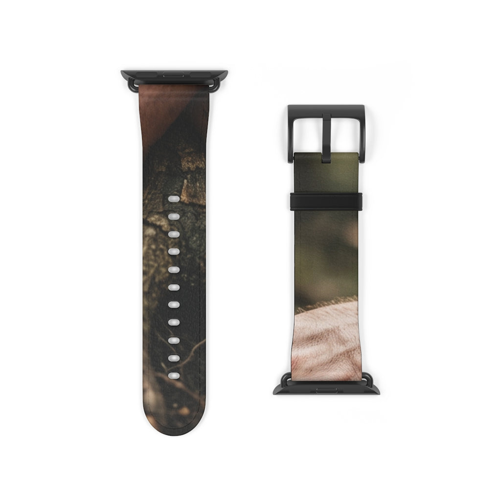 Apple Watch Band with Forest Root Art