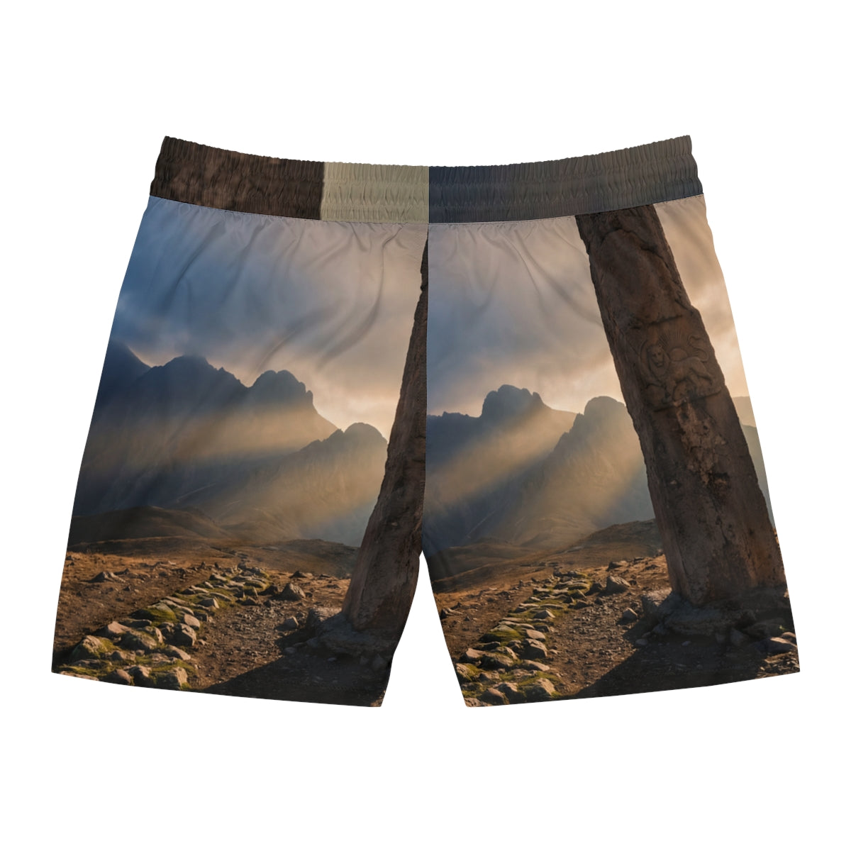 Men's Swim Shorts - Rugged Landscape