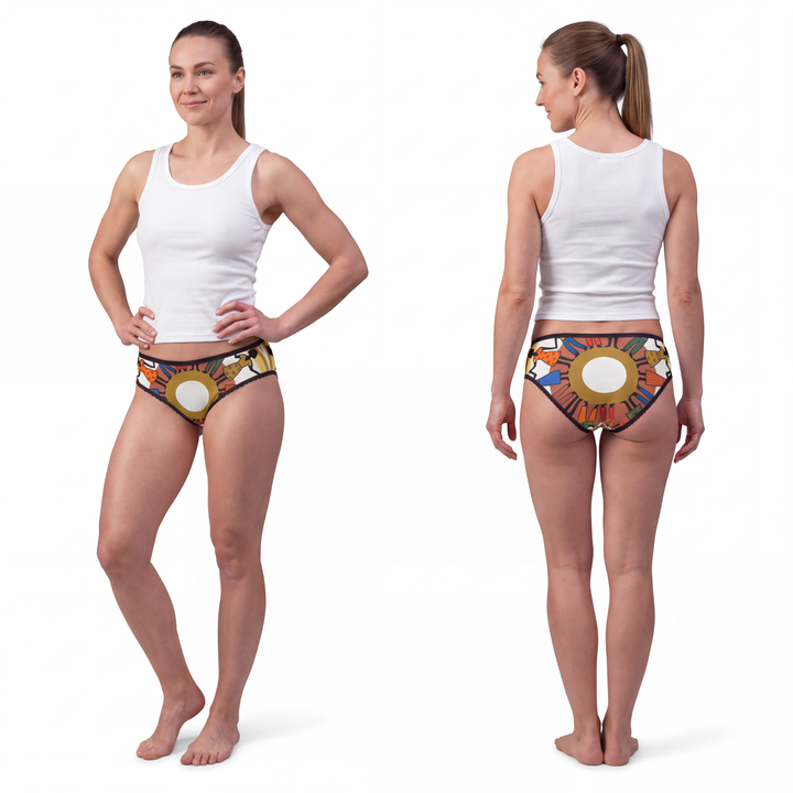 Women's Briefs - Unity Mandala Folk Art