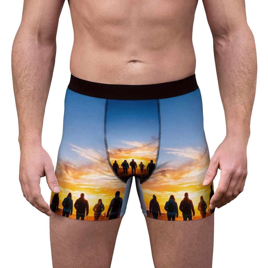 Men's Boxer Briefs - Sunset Trail | Echovira Gallery
