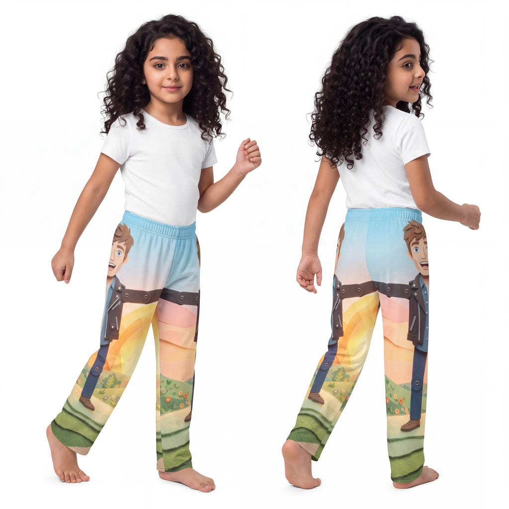 Kids Lounge Pants - Sunny Meadow Chill | Echovira Gallery