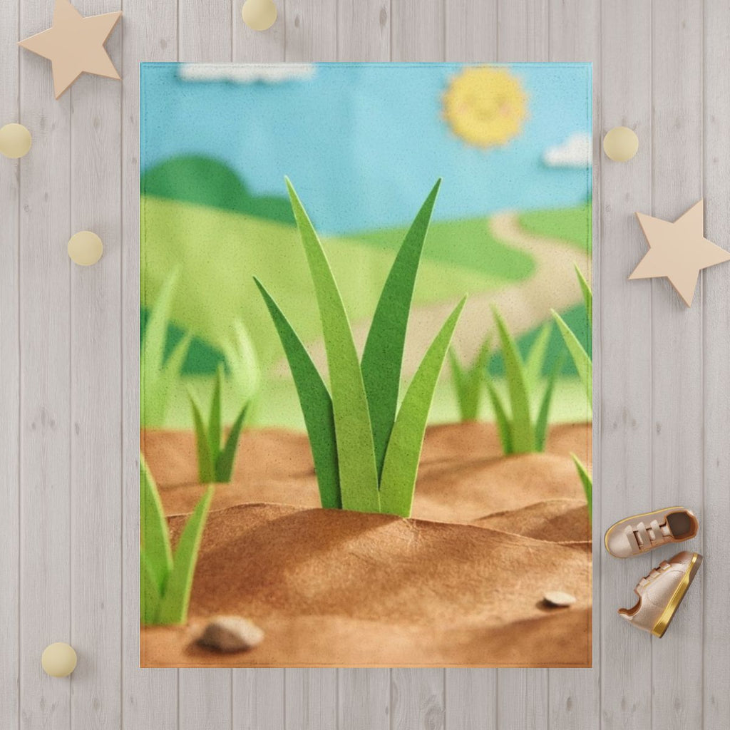 Toddler Blanket - Sunny Meadow Snuggles | Echovira Gallery