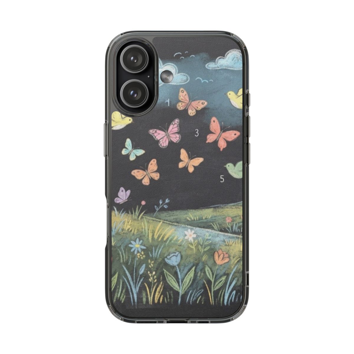 Clear Impact-Resistant Cases - Clear Phone Case - Meadow......