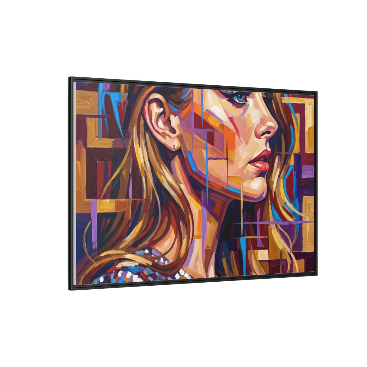 Framed Matte Canvas - Shattered Elegance (10×8, 12×9, 14×11...