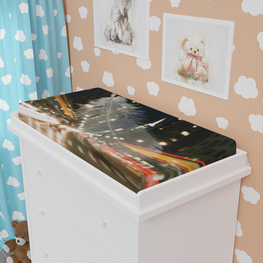 Urban Feather Baby Changing Pad Cover