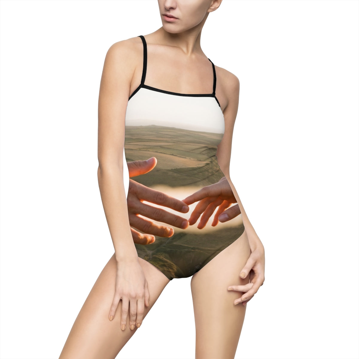 Women's One-piece Swimsuit - The Infinite Touch | Ethereal...
