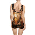 Women's Vintage Swimsuit - Amber Glow