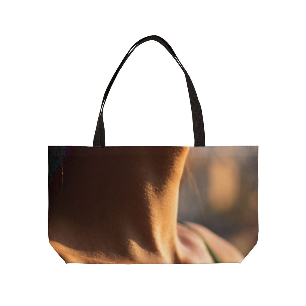 Golden Hour Weekender Tote Bag - Emerald Glow | Echovira...