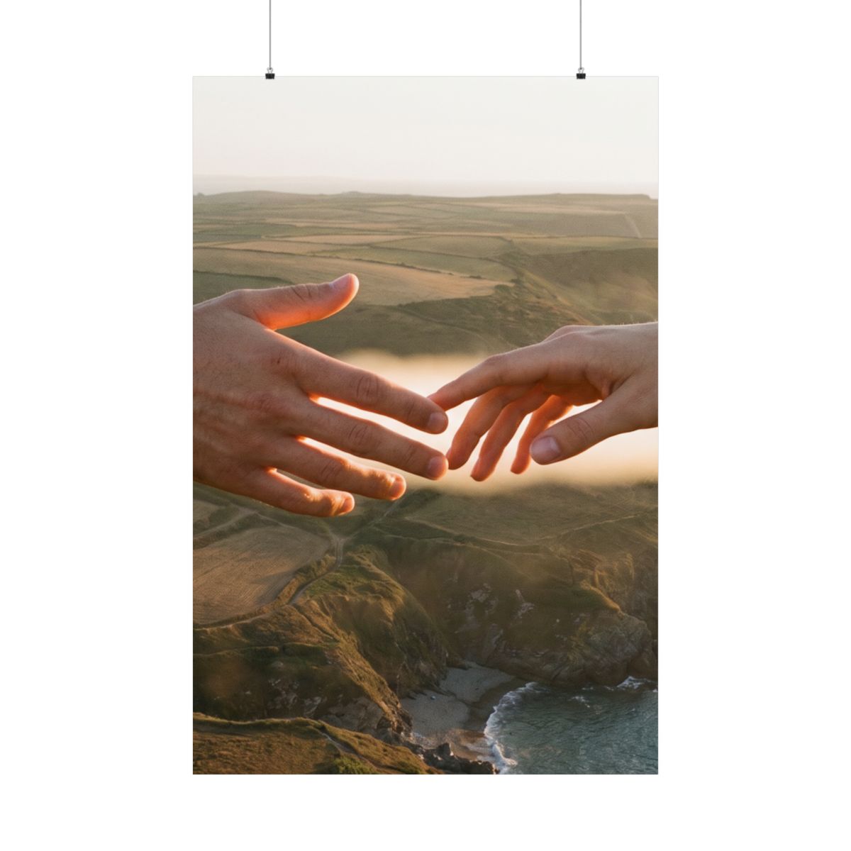 Matte Vertical Posters - The Infinite Touch | Ethereal... |...