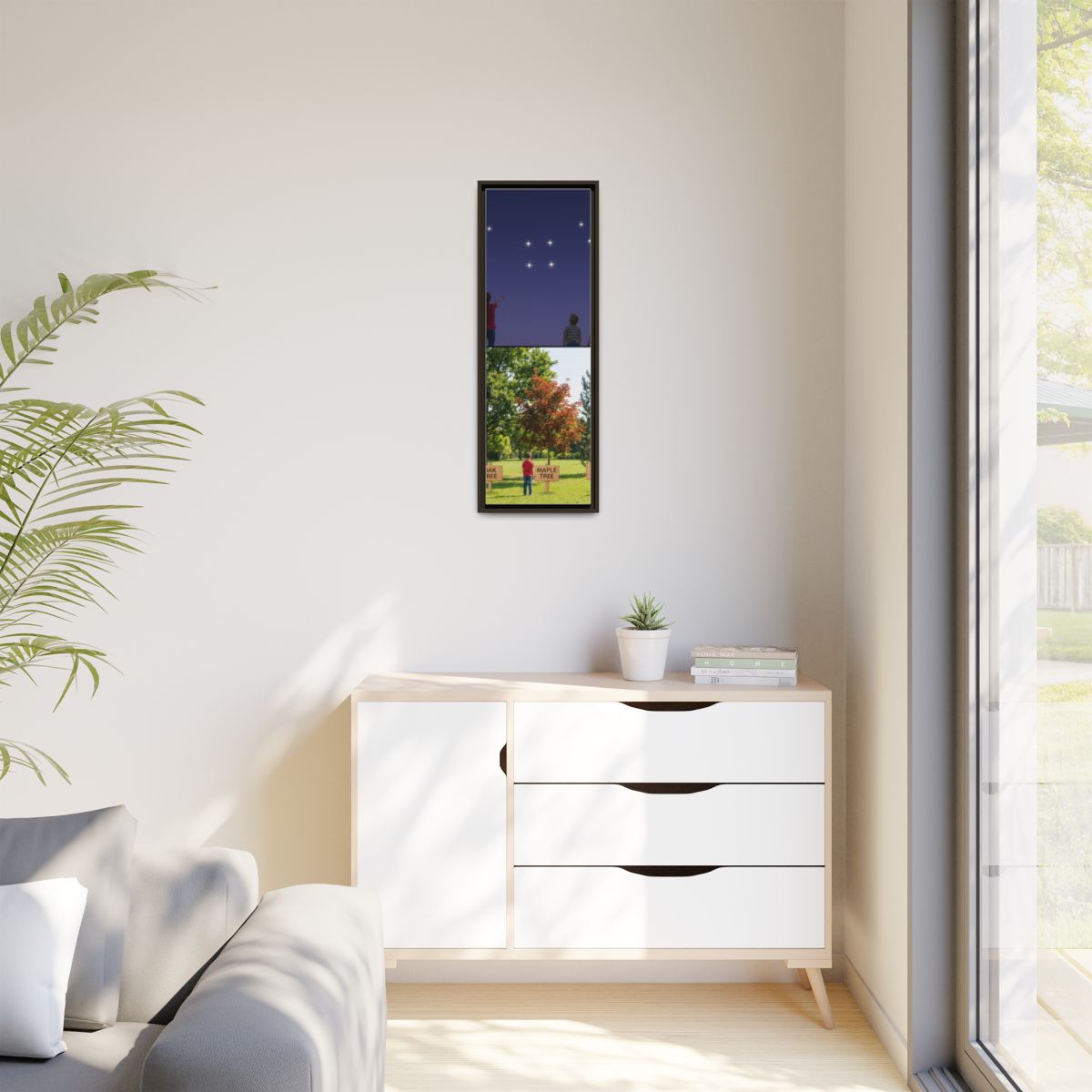 Matte Canvas, Framed - Stardust & Forest Discovery —... |...