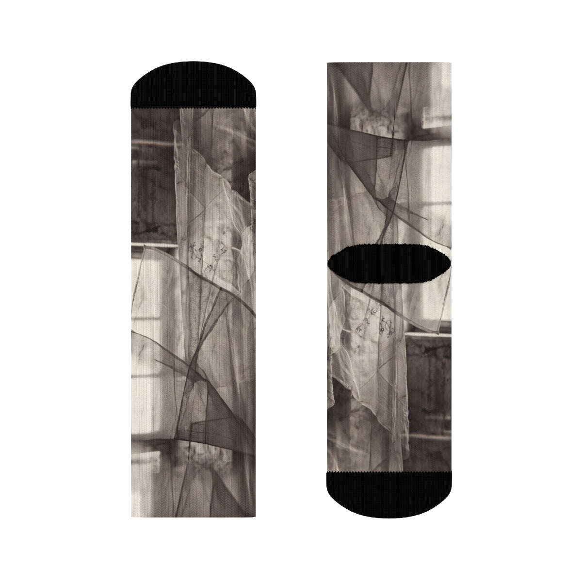 Crew Socks - Spectral Veils | Echovira Gallery