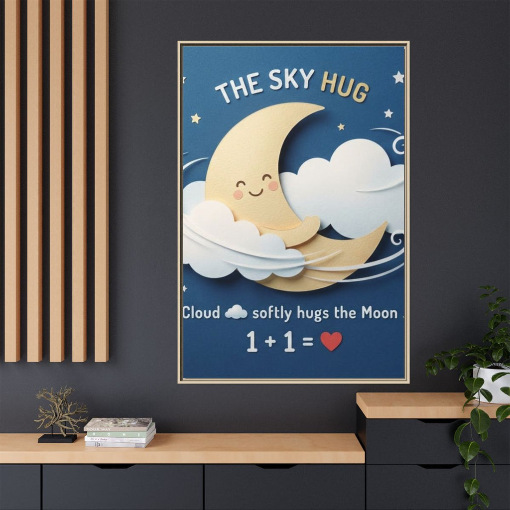 Matte Canvas Framed - The Sky Hug — Natural / 1.25" (8×10......