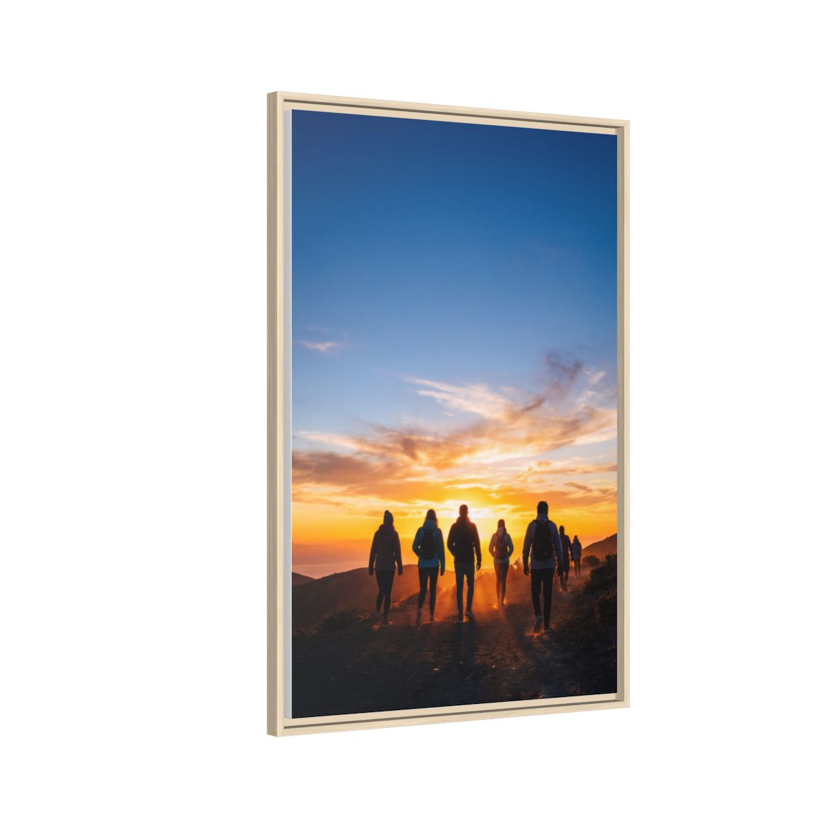 Matte Canvas, Framed - Epic Dawn Trek