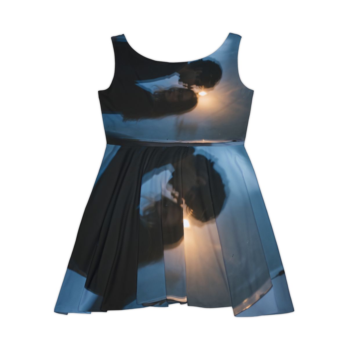 Women's Skater Dress - Midnight Reflections Dress - Moody......