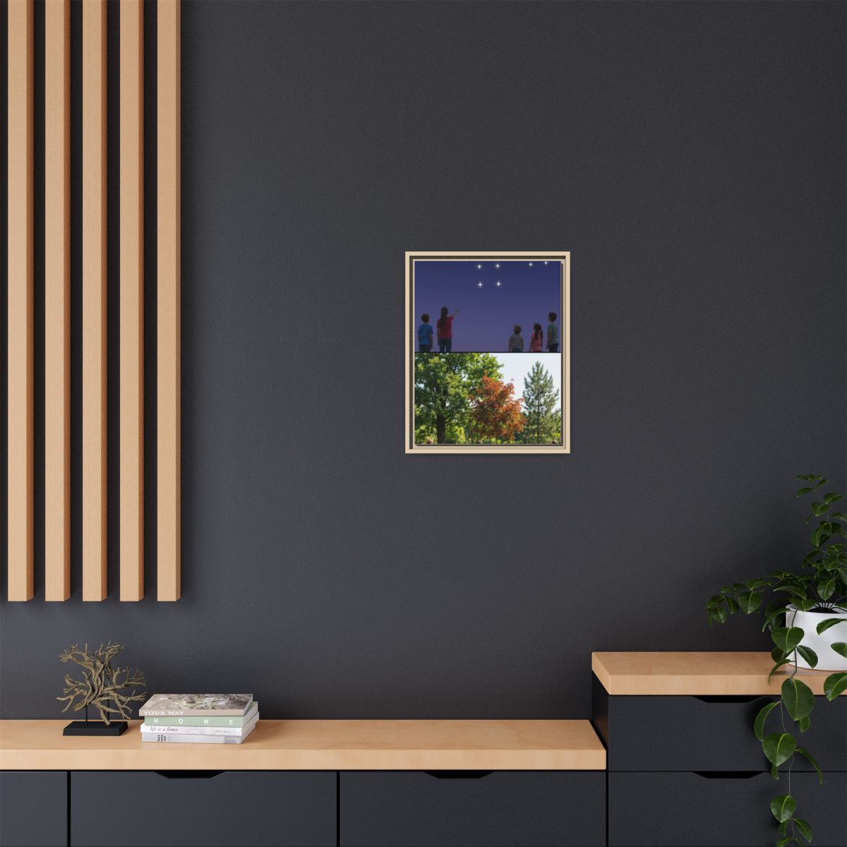 Framed Matte Canvas - Discovery — Natural / 1.25"
