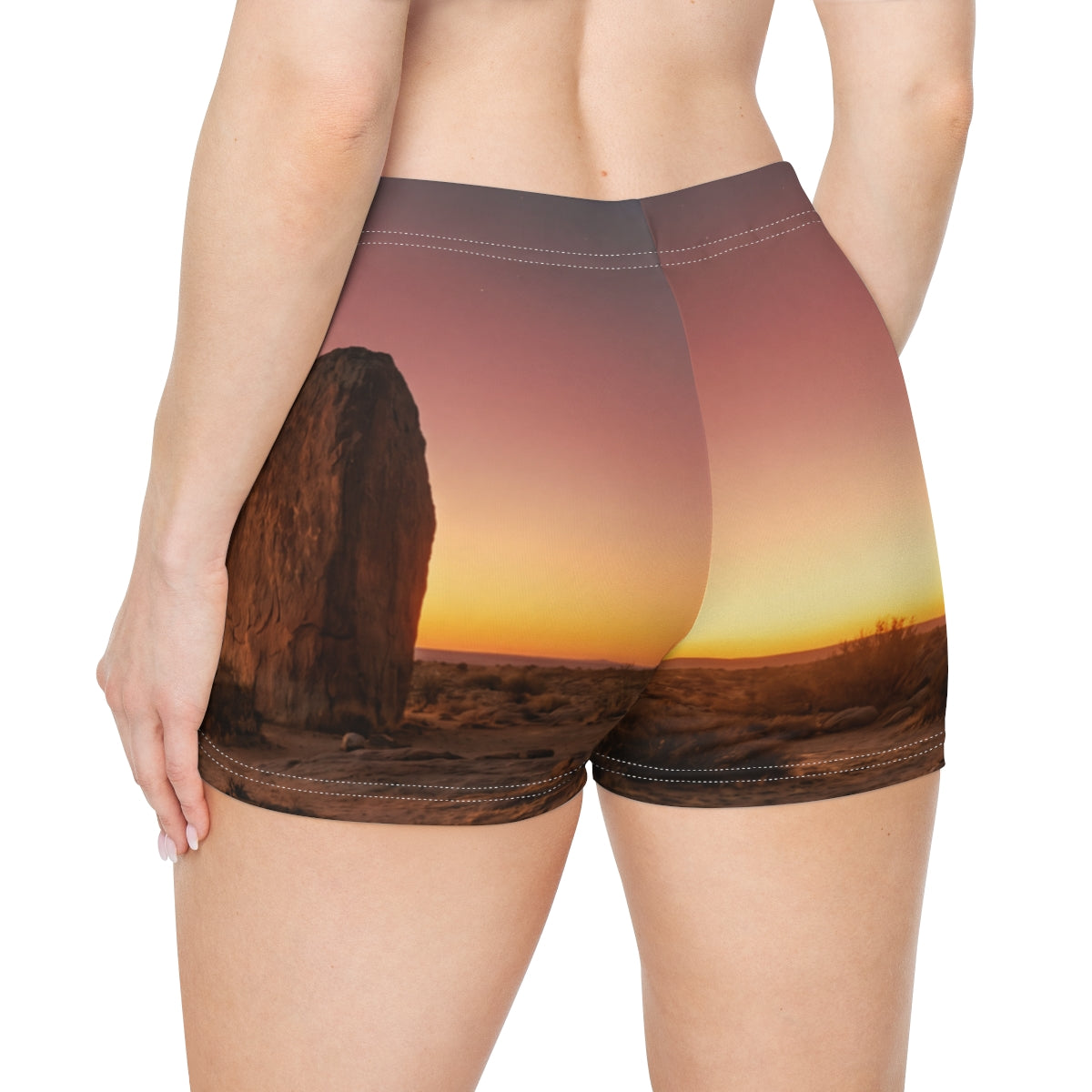 Women's Shorts - Desert Sunset Casual | Echovira Gallery