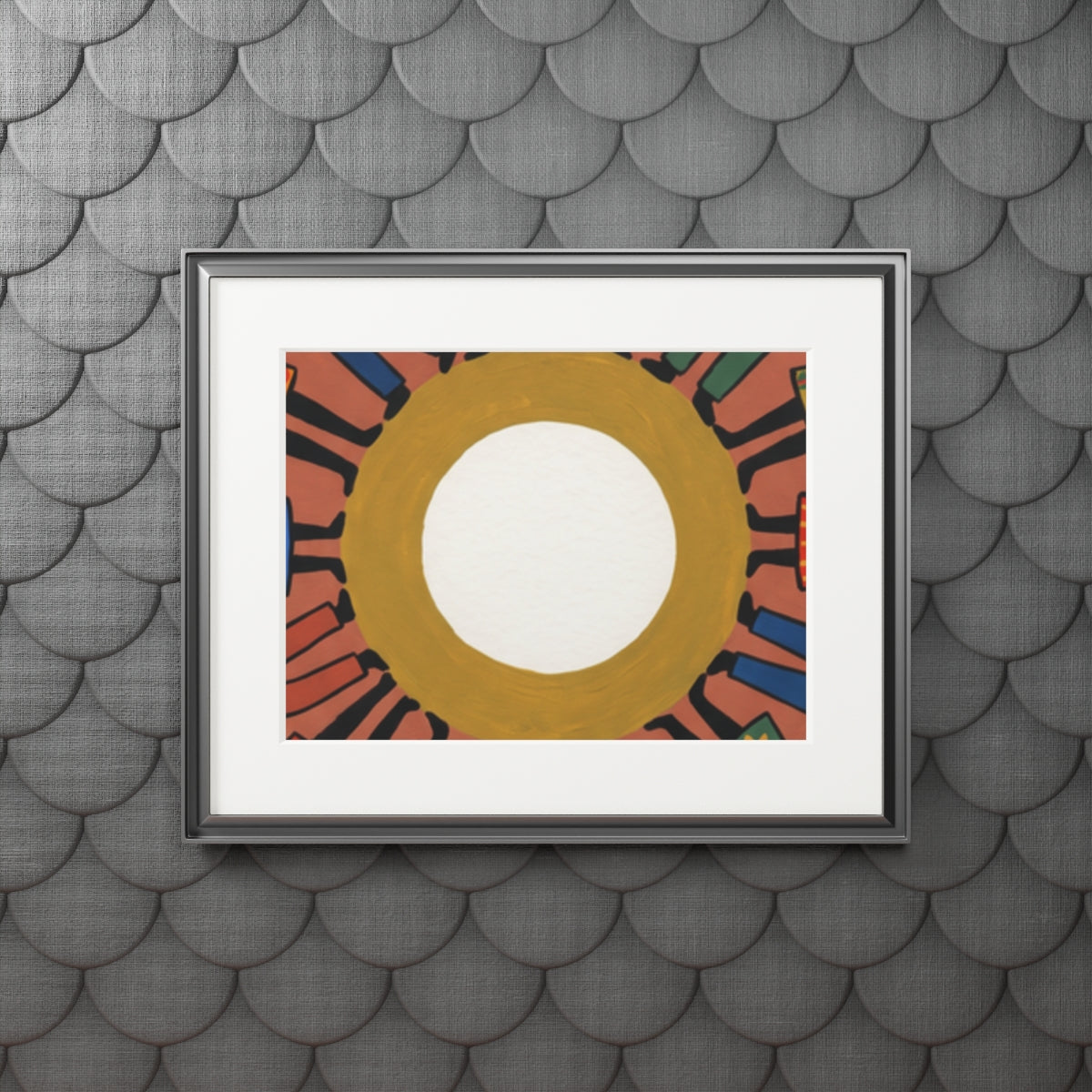 Fine Art Prints Frame - Unity Mandala Folk Art (14×11 &... |...