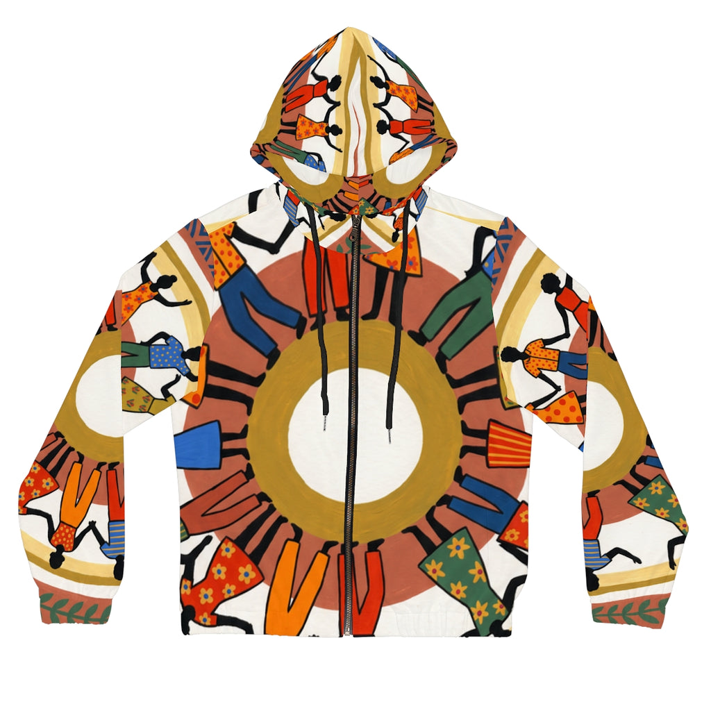 Women's Full-Zip Hoodie - Unity Mandala | Echovira Gallery