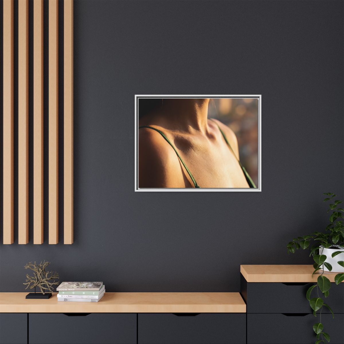Framed Matte Canvas - Sunlit Muse