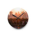 Acrylic Wall Clock - City Lights Festival | Echovira Gallery