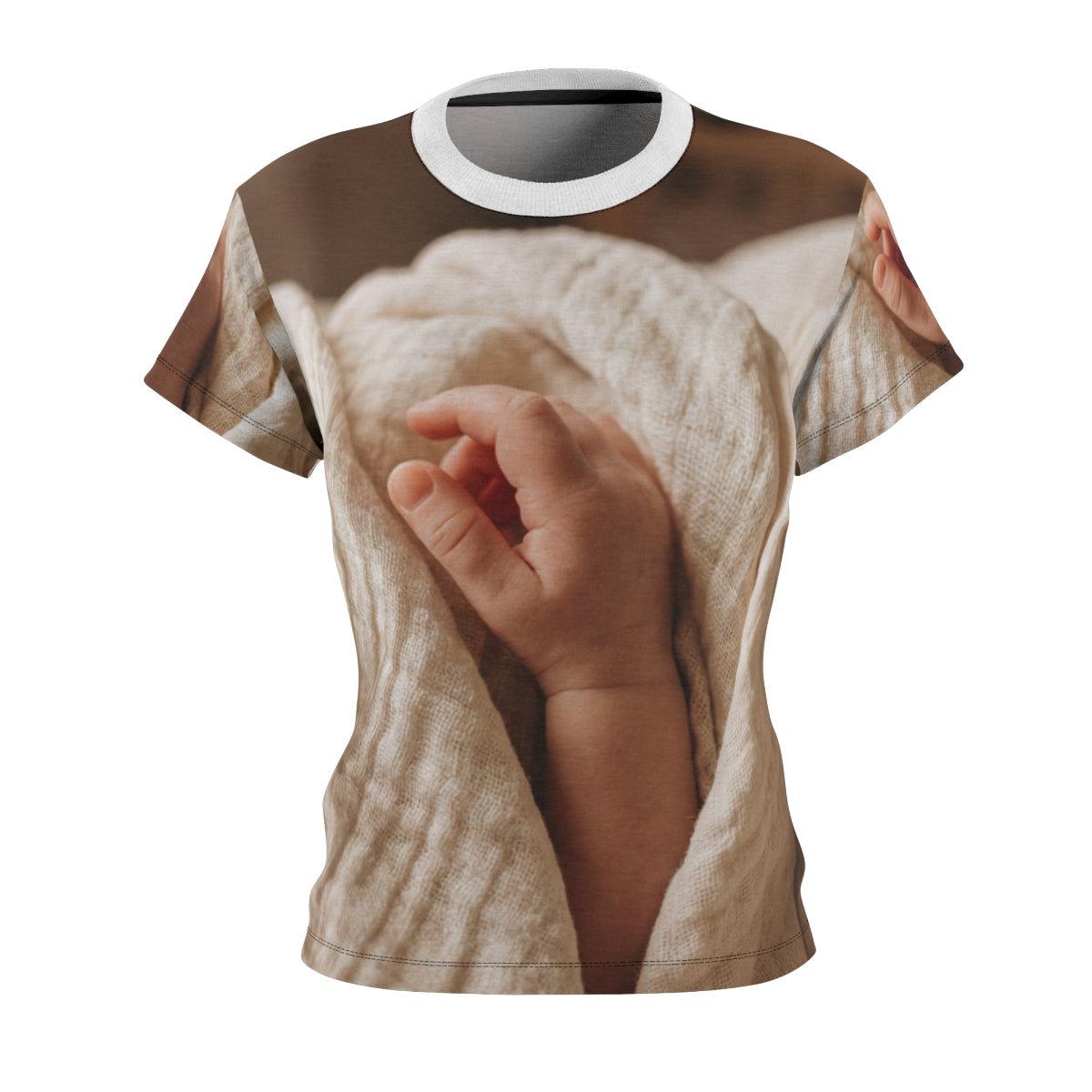 Damen-T-Shirt – Ästhetik in warmem Creme