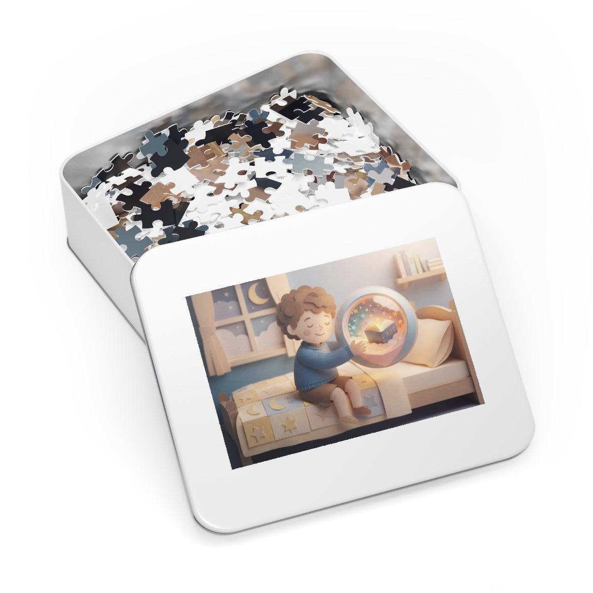 Jigsaw Puzzle with Tin - Bedtime Reader Magic (30, 110, 252...