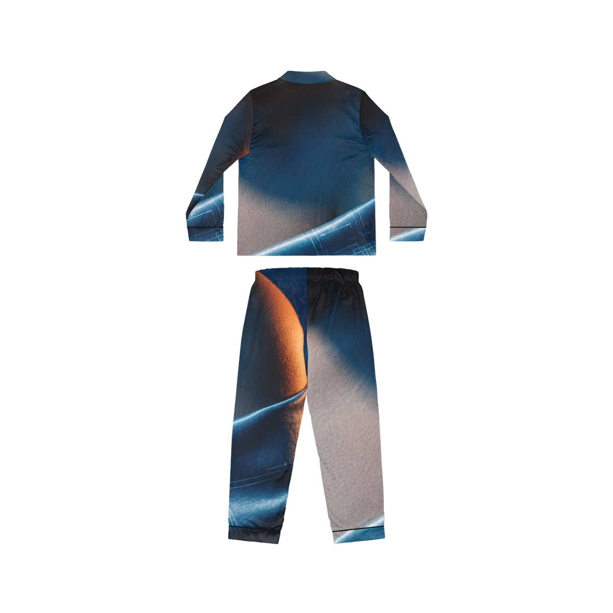 Blueprint Silhouette Women's Satin Pajamas