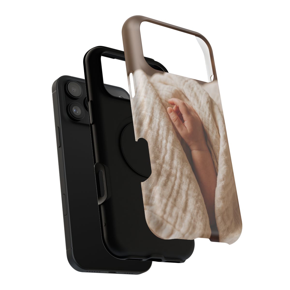 Impact-Resistant Cases - Warm Neutral Tech