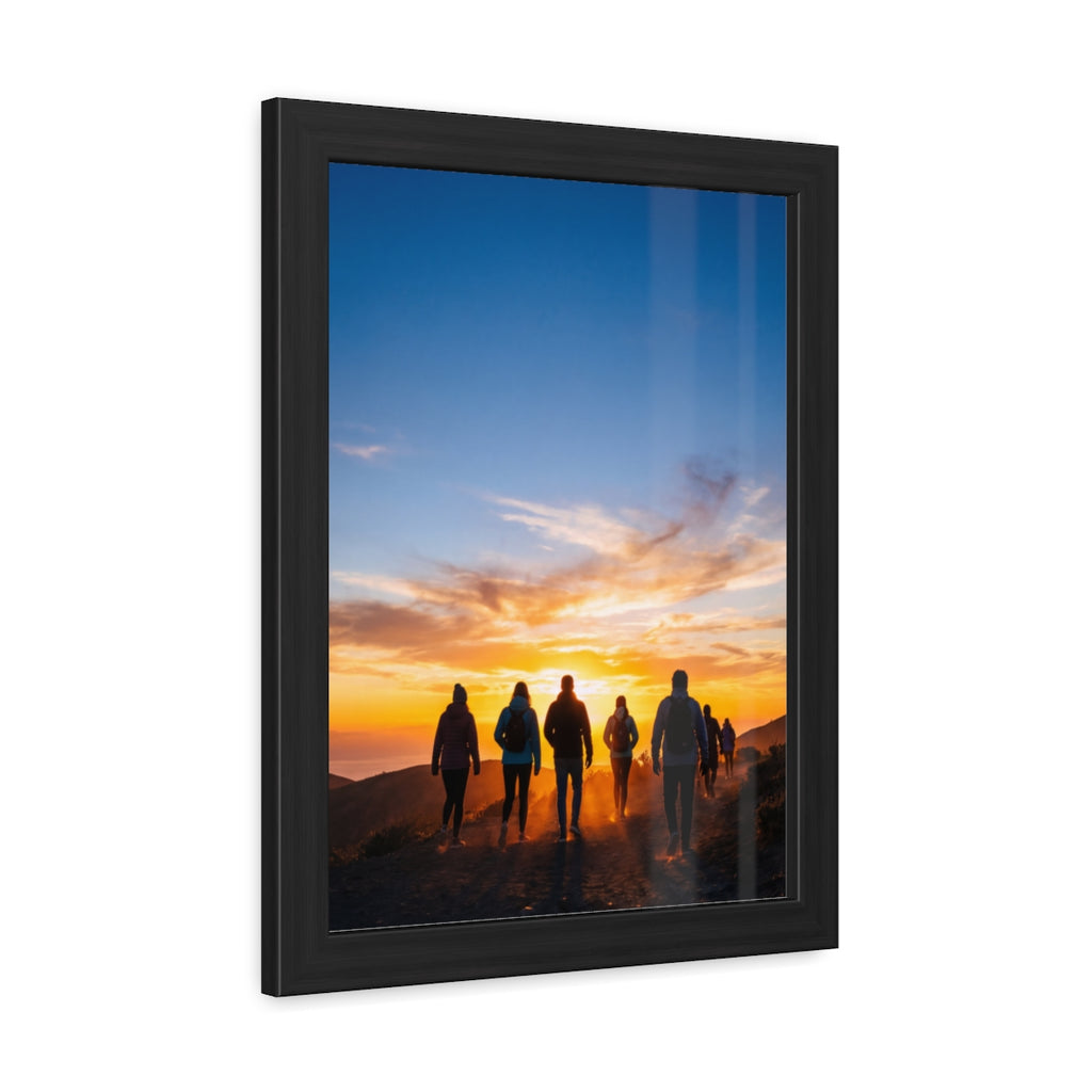 Framed Poster - Sunset Silhouette