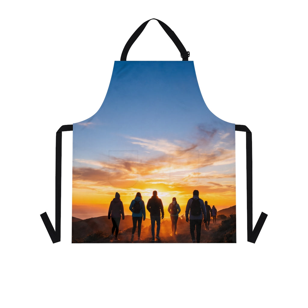 Apron - Sunset Mountain Silhouette