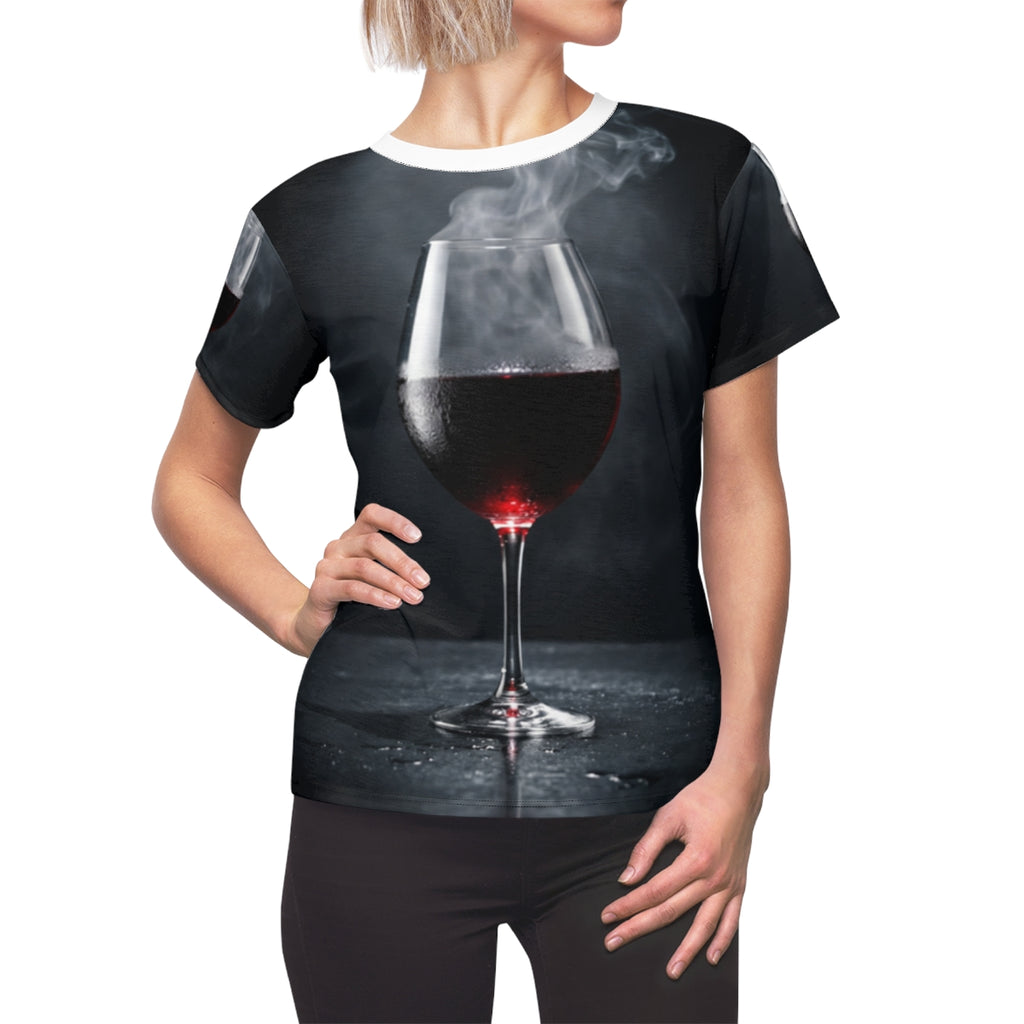 Women's Cut & Sew Tee - Noir Wine | Echovira Gallery